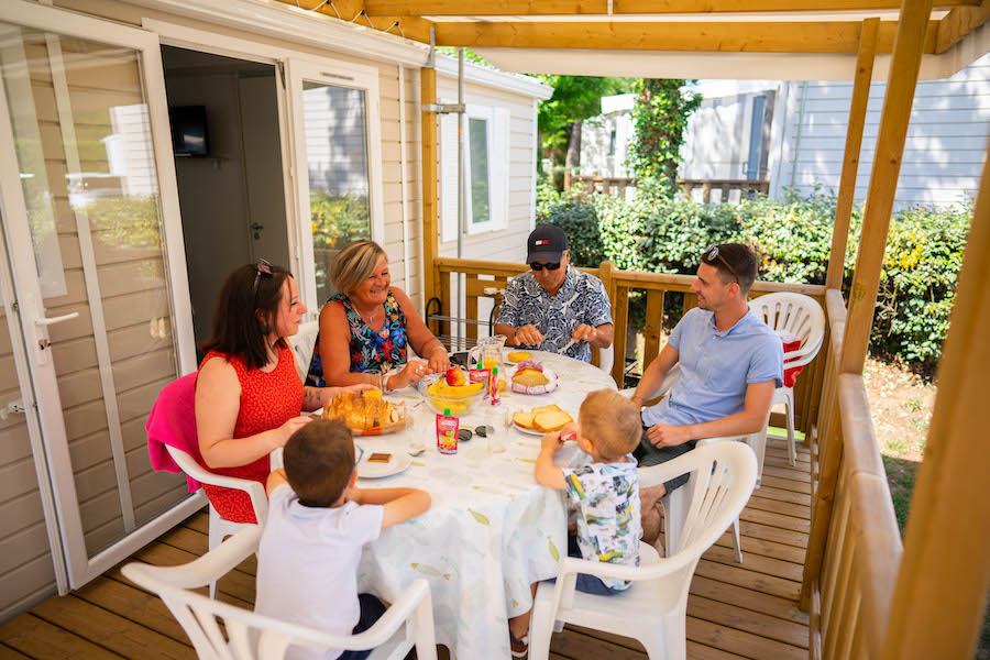 holiday park bois dormant mobile home terrace